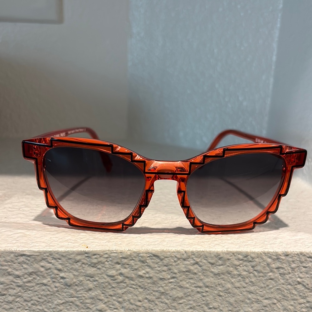 Dzmitry Samal Paris Stylish Red Sunglasses